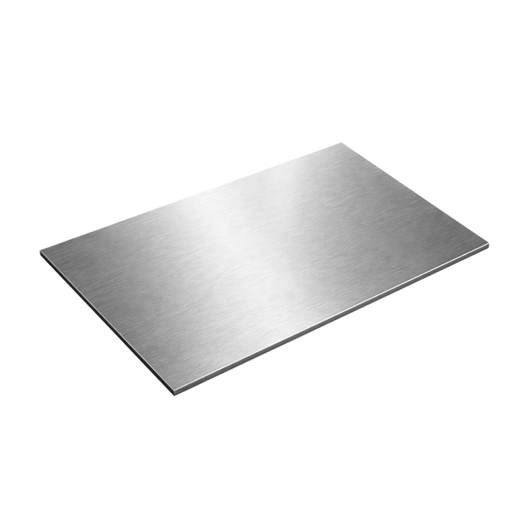 Серый металлический лист на светлом фоне, изображение из каталога СТИЛМИР